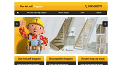 Desktop Screenshot of doehetzelf-trappen.com